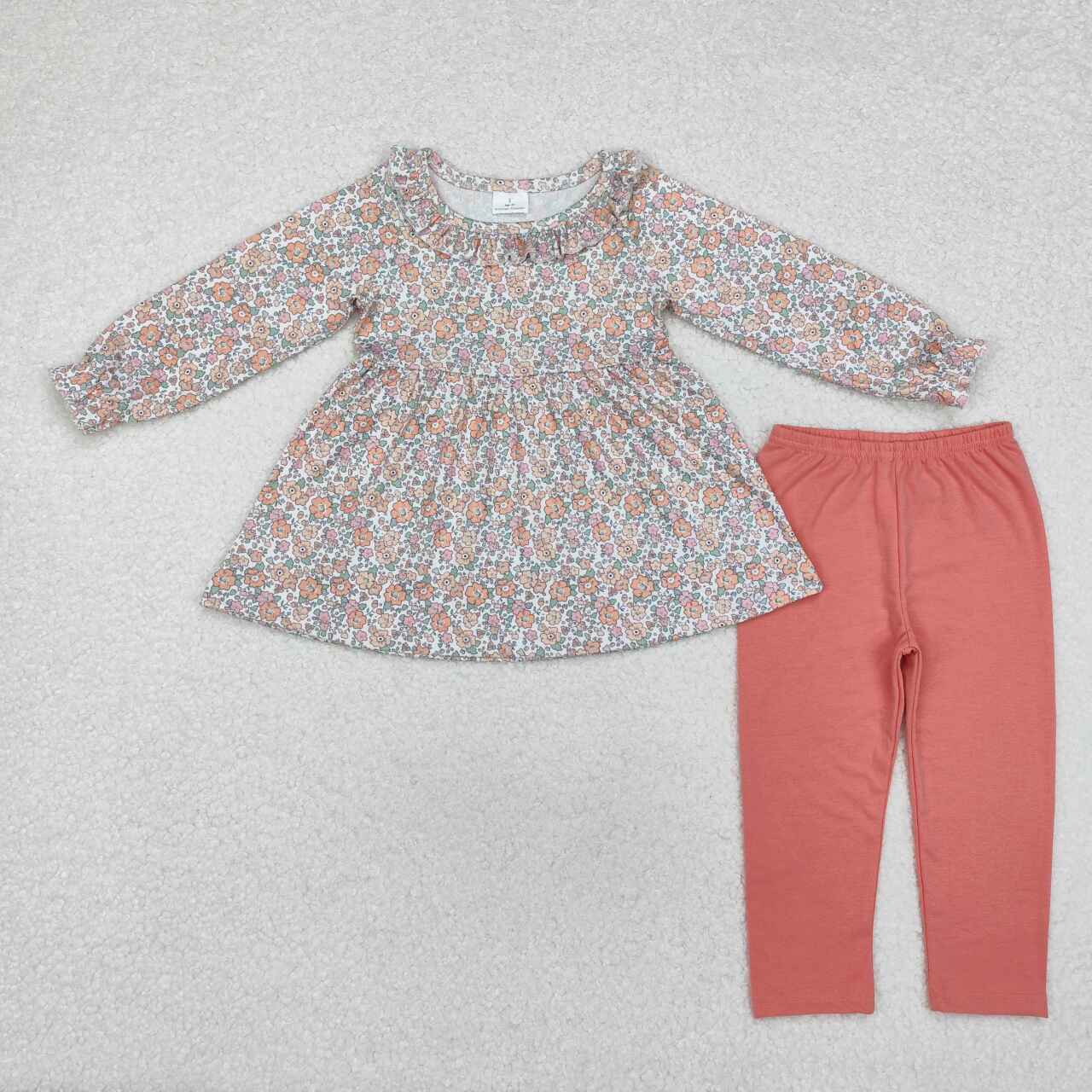 Best sister girls floral boutique matching clothing set