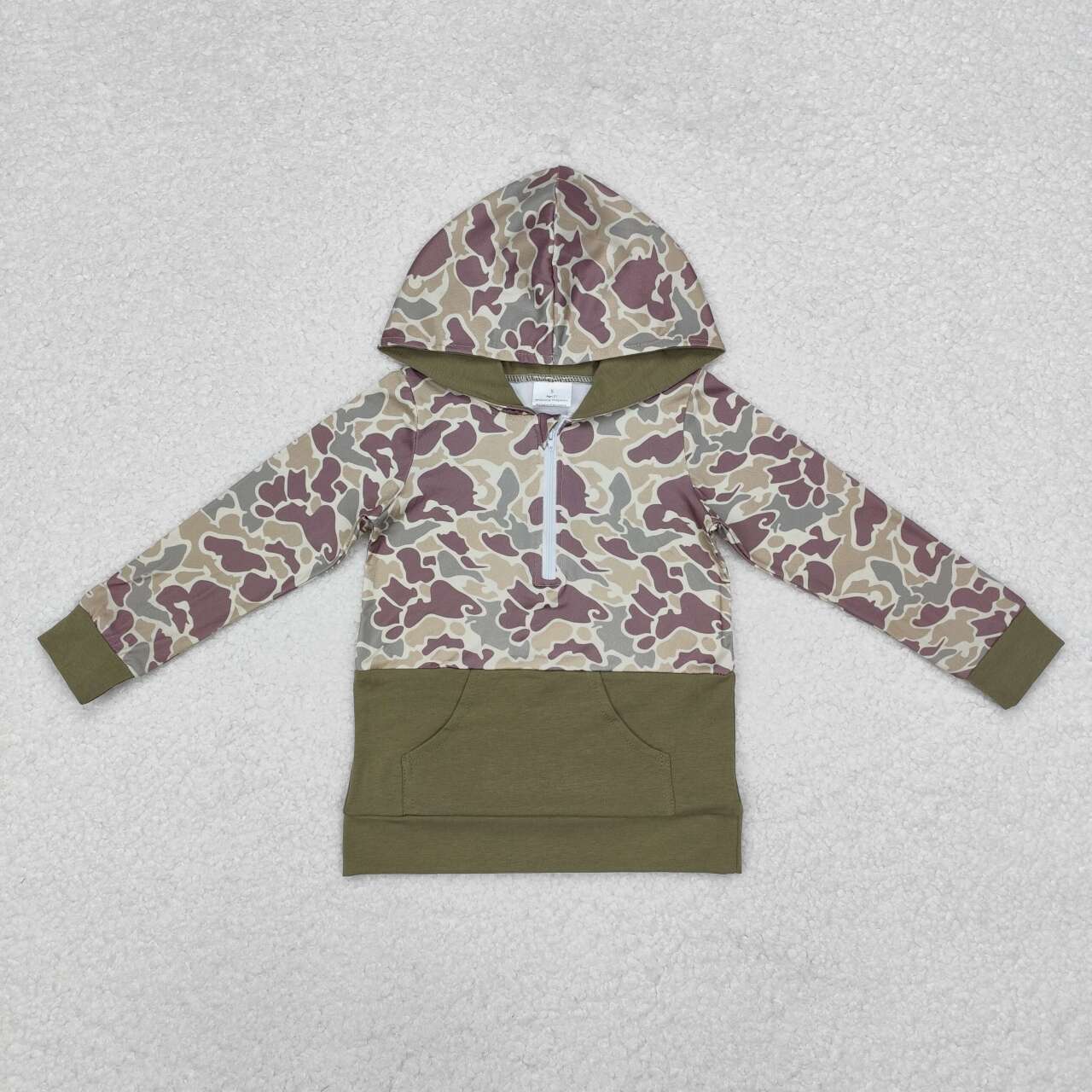 Country Boy Brown Camo Hoodie Top