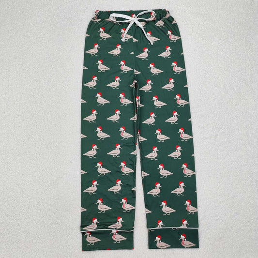 Adult man christmas duck print pants