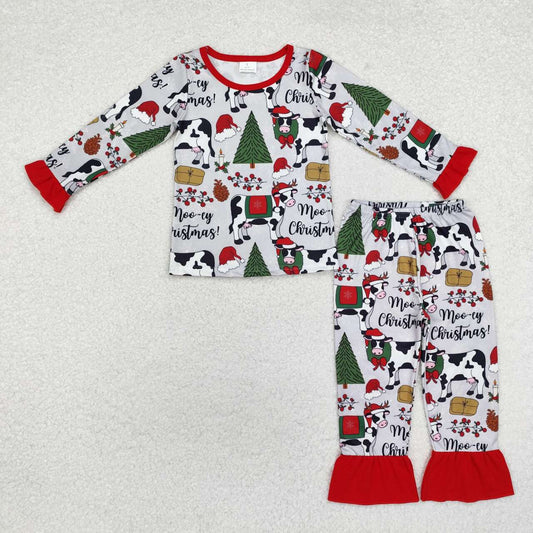baby girls christmas moody long sleeve clothes