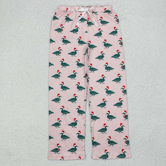 Adult women christmas duck print pants