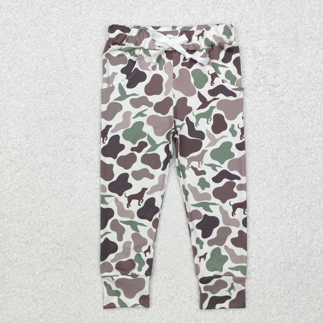 Mallard duck dog hunting season camo leggings pants