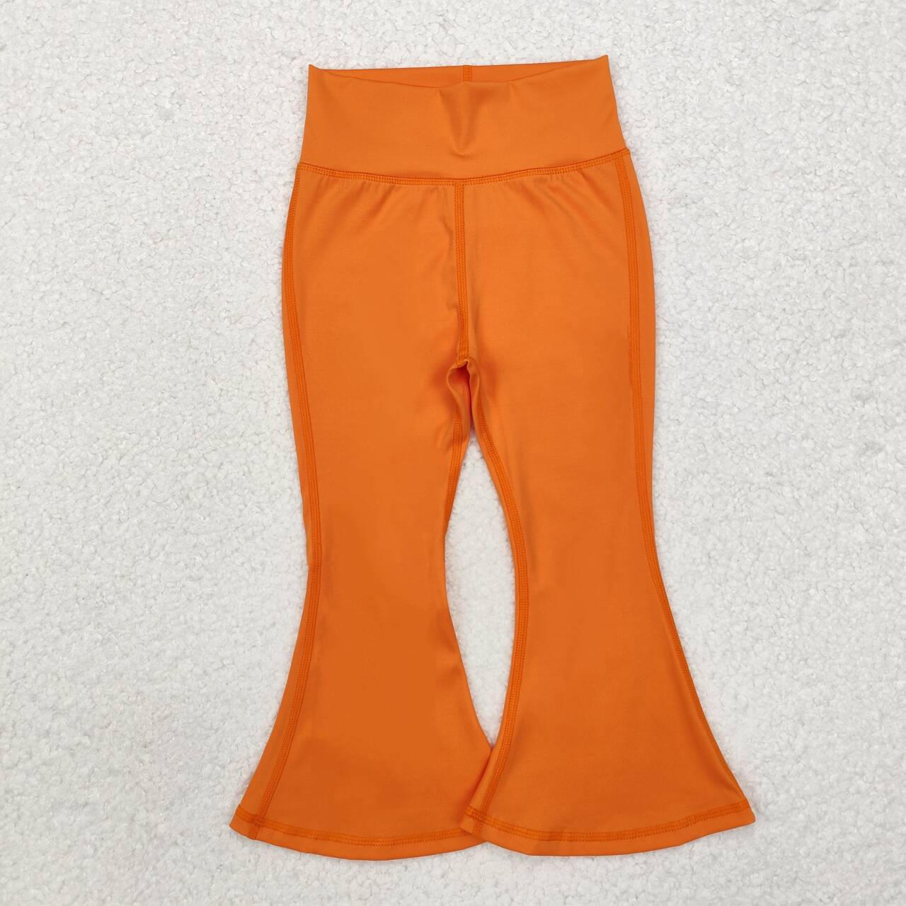 Kids baby girls orange active wear leggings pants