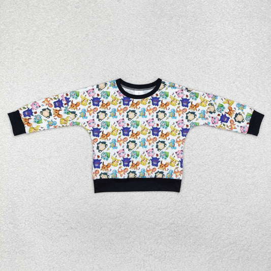 baby boy cartoon dino long sleeve top