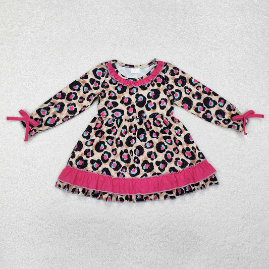 Toddle girls cheetah animla print dress