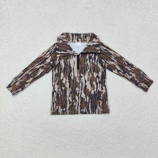 Toddle baby boy camo season long sleeve top