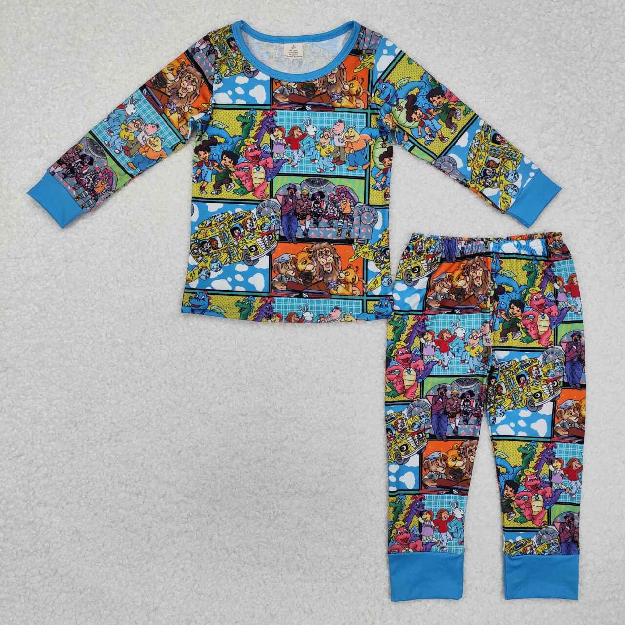 baby boy cartoon boy girl lione bamboo outfit