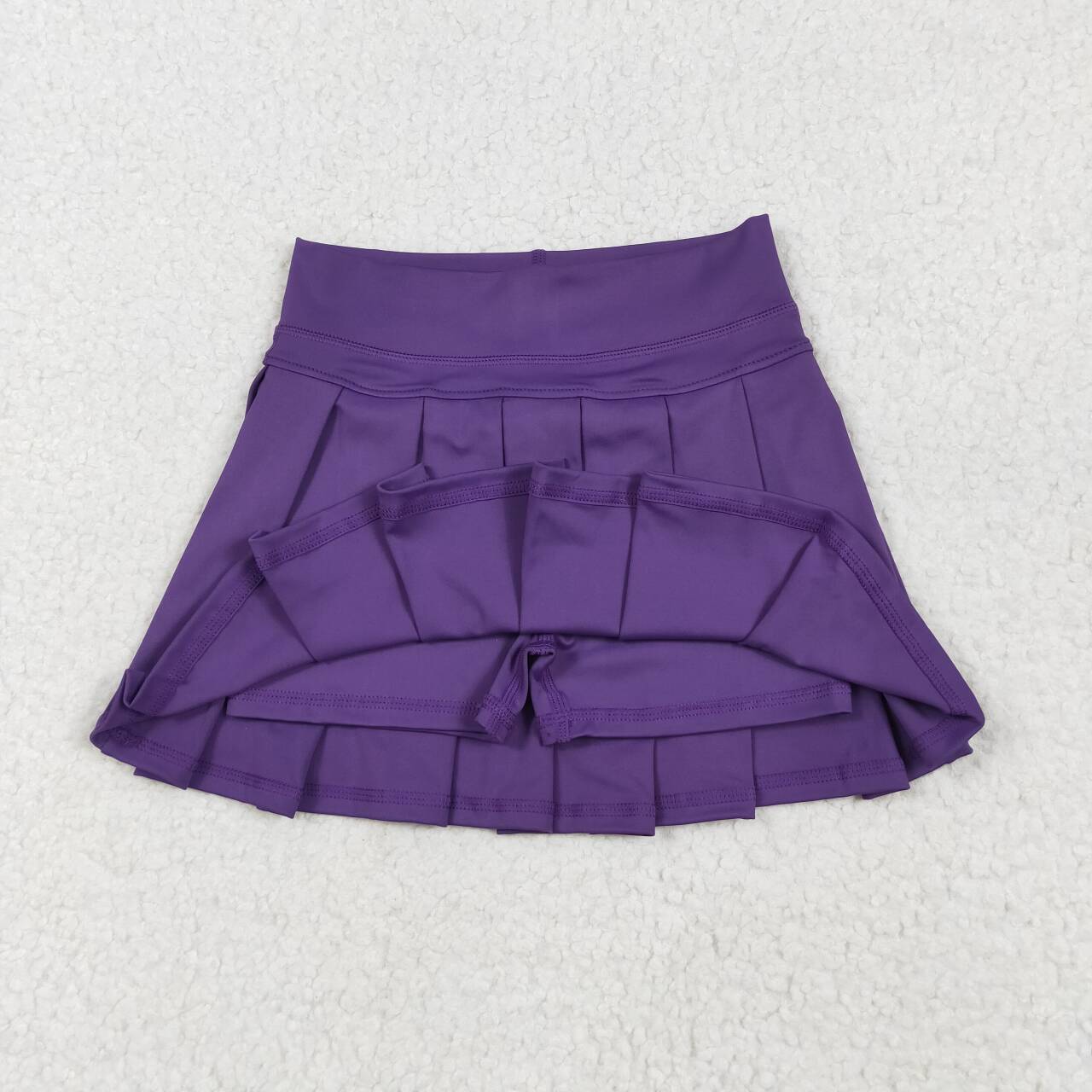 Toddle baby girls purple yoga shorts skirt