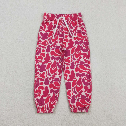 Infant baby girls hot pink camo pants