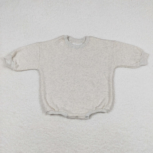 light grey long sleeve sweater romper