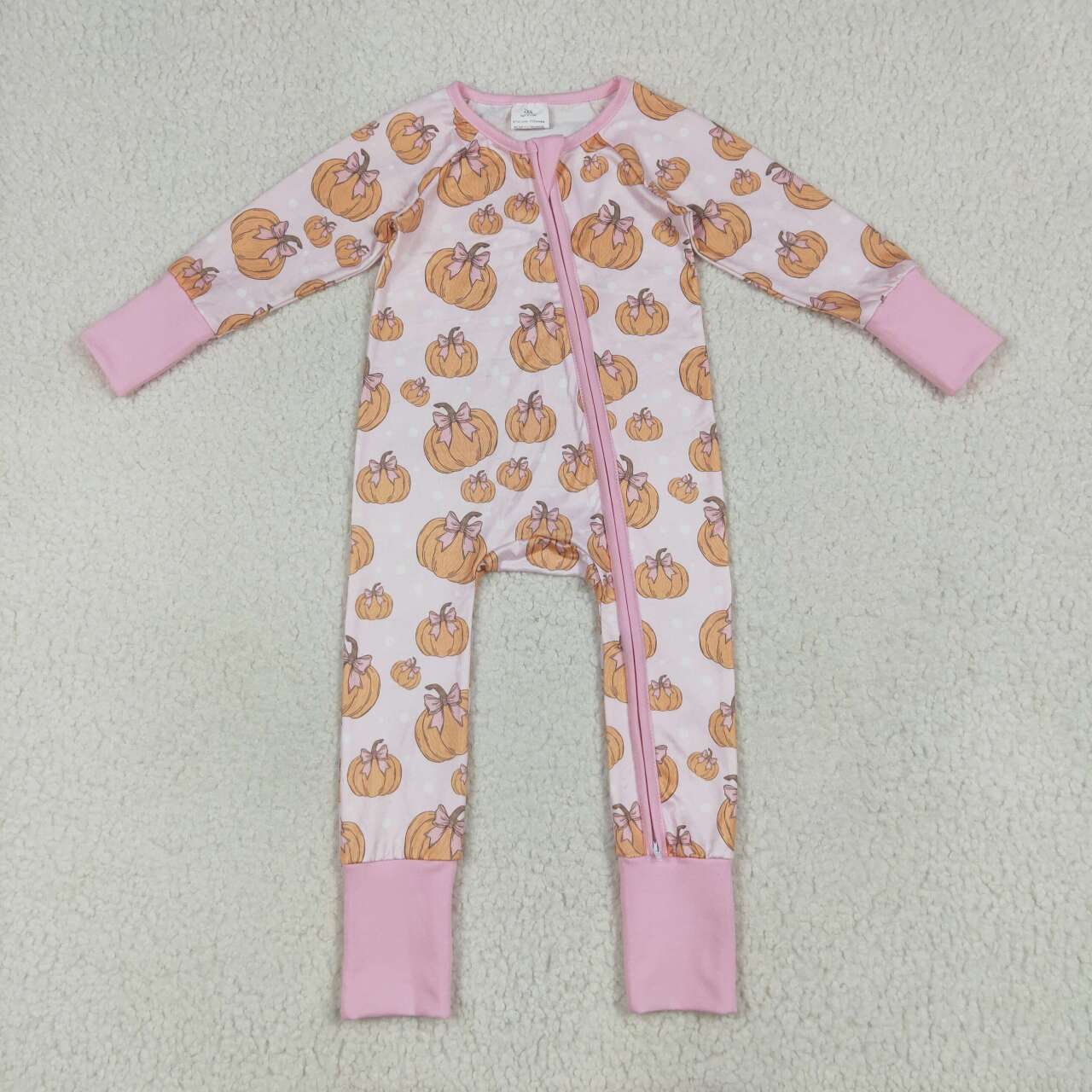 USA SHOP Fall pumpkins baby long sleeve romper