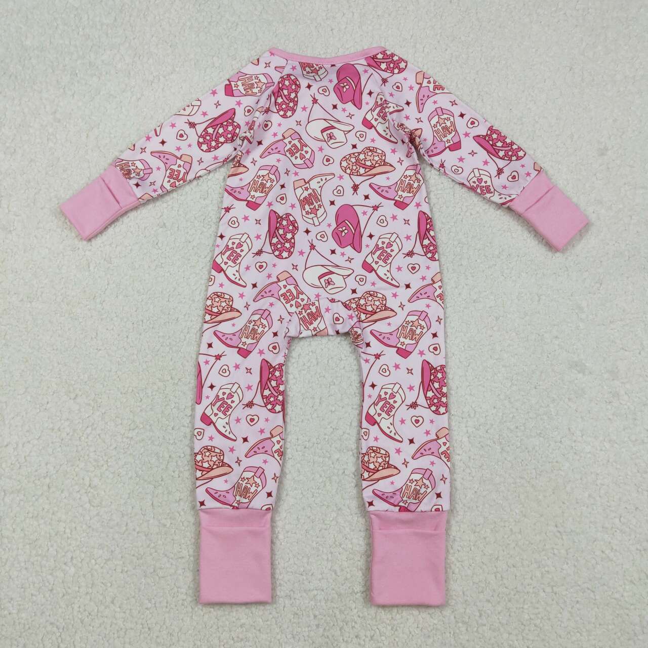 Toddle baby girls western long sleeve romper