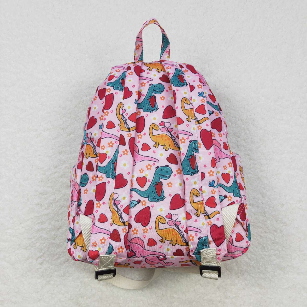 baby girls dinosaur heart print Valentines day backpack kids mini bag