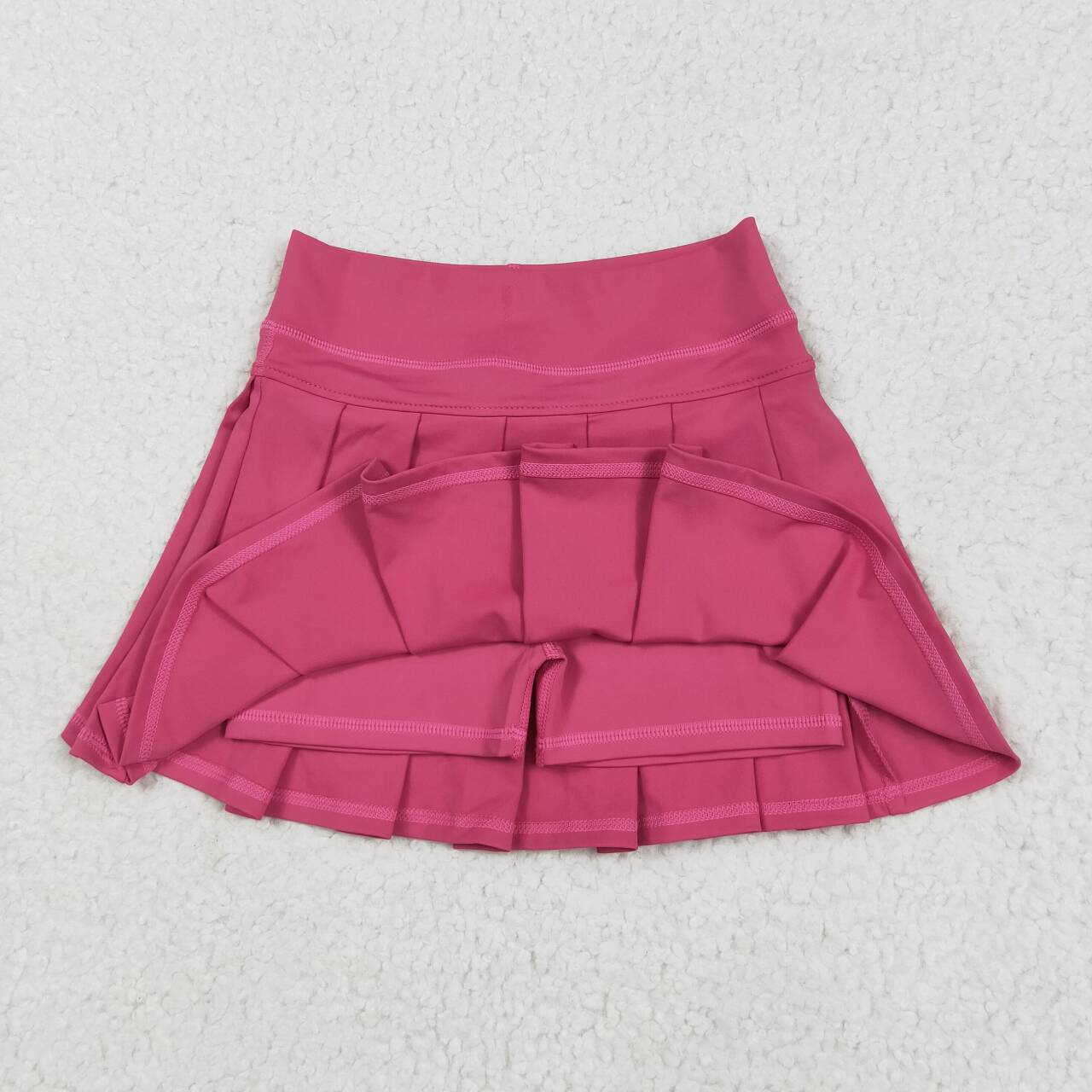 Toddle baby girls hot pink yoga shorts skirt
