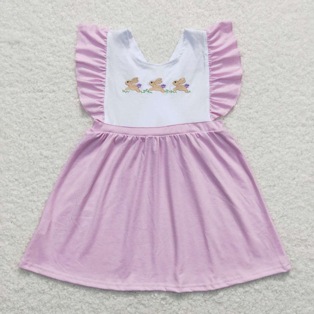 Embroidery Easter  bunny dress