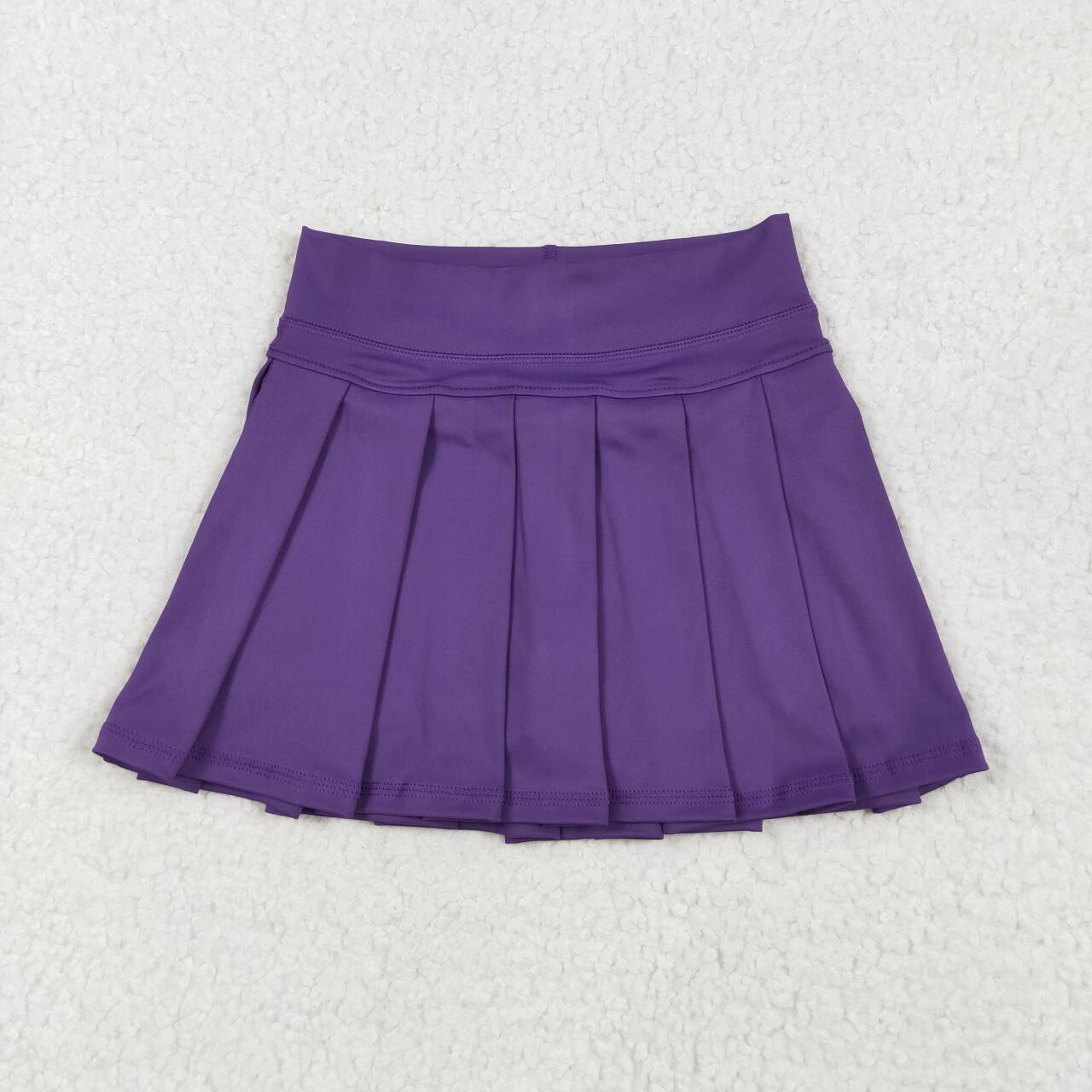 Toddle baby girls purple yoga shorts skirt