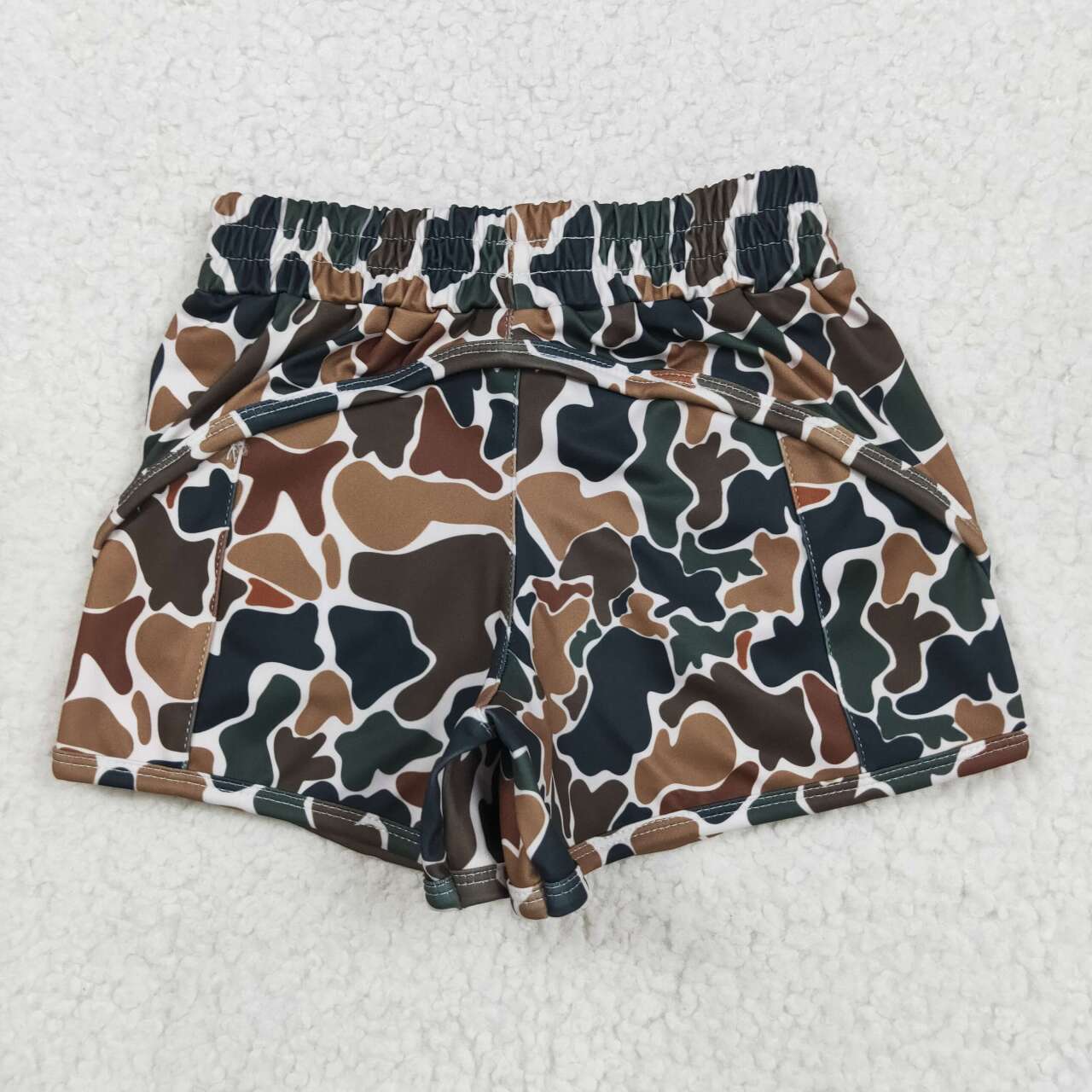 Mommy and me camo summer shorts