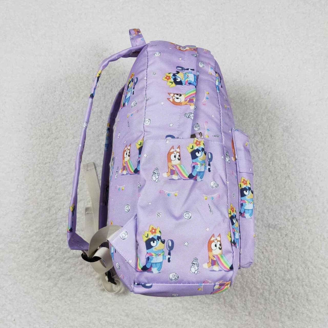 Toddle girls travel bag kids cartoon bag blue dog bag