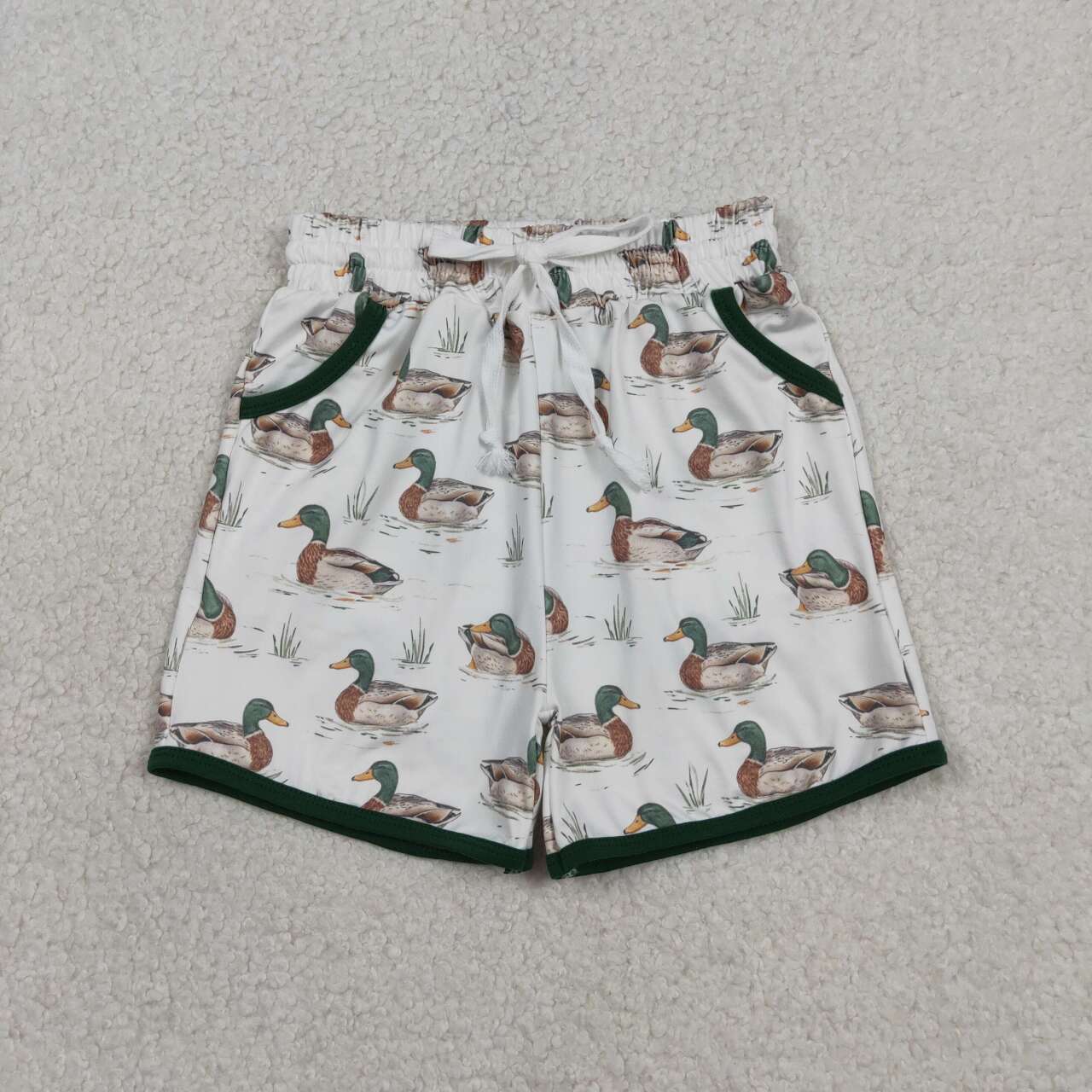 baby boy mallard duck summer shorts