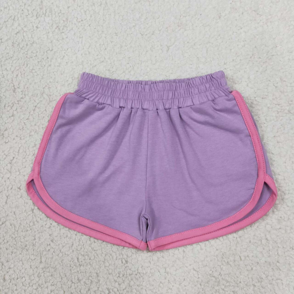 Toddle baby girls lavender color summer shorts