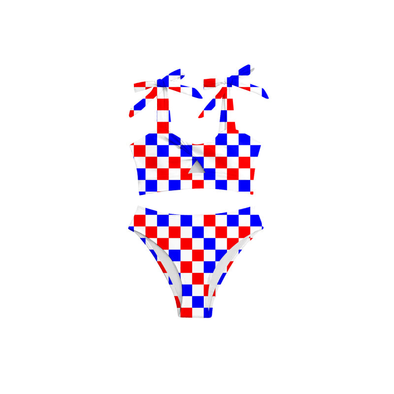 adult women red white blue bathing suit preorder