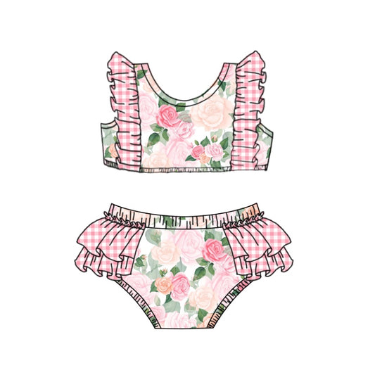 toddle girls two piece floral swimwear preorder