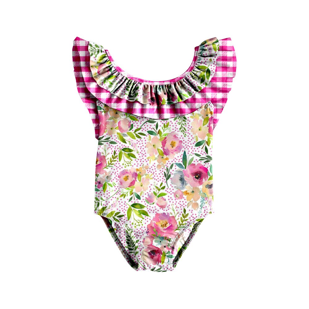 flower girls one pieces wholesale summer swimwear preorder