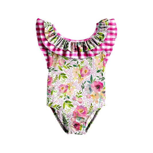 flower girls one pieces wholesale summer swimwear preorder