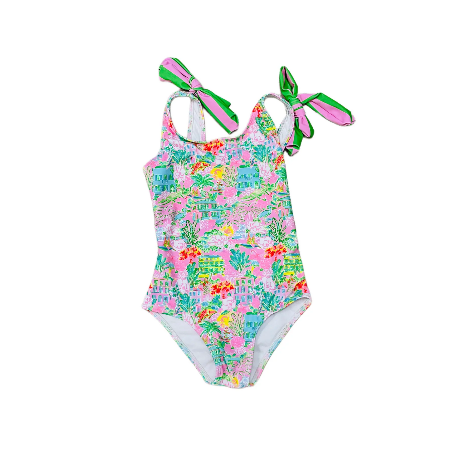 infant baby girls floral one piece bathing suit preorder