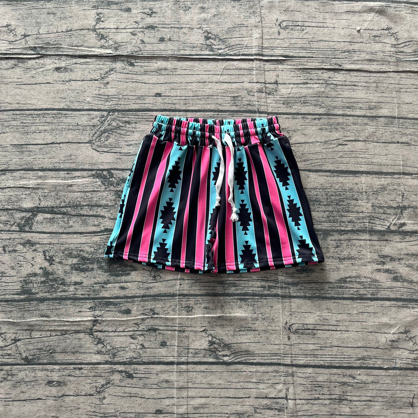 Baby boy summer western swim trunks preorder