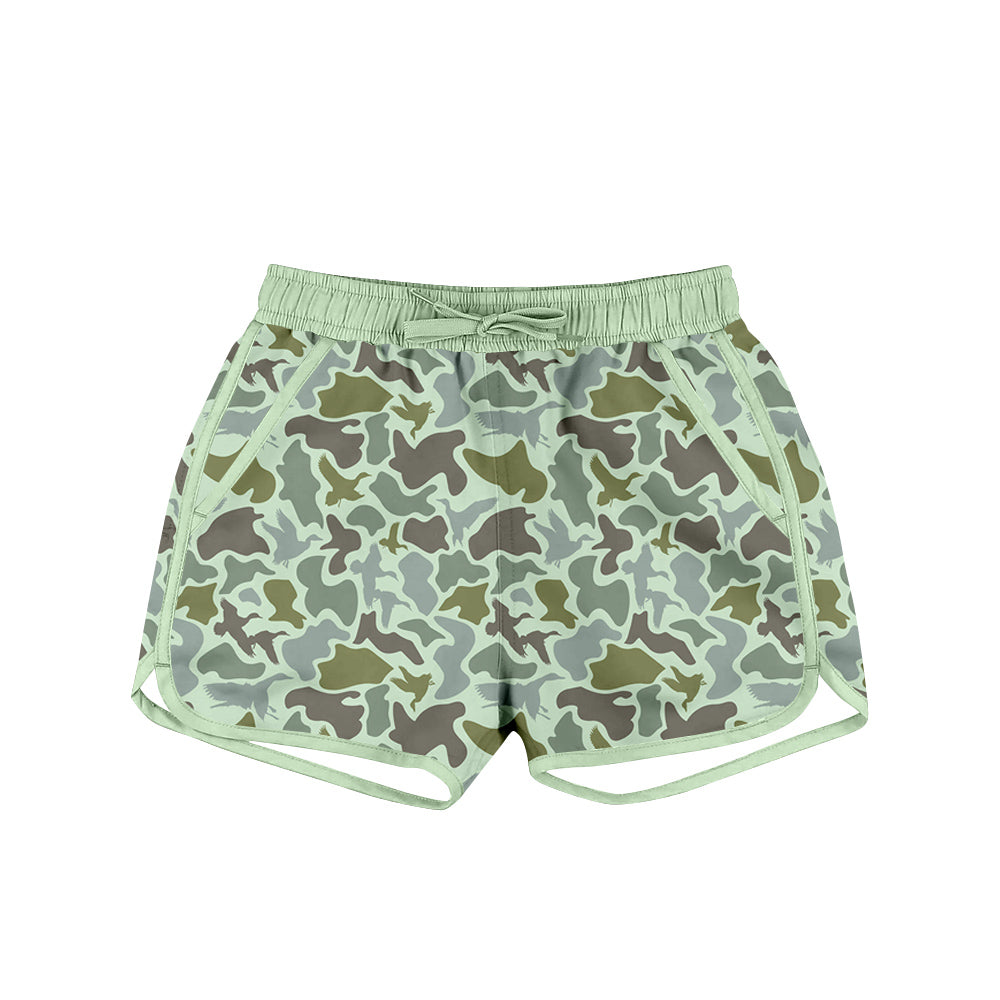 Baby boy duck camo summer swim trunks preorder
