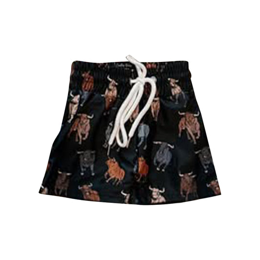 Baby boy western summer swim trunks preorder