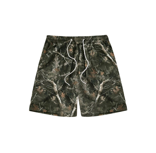 Adult man camo print summer swim trunks preorder