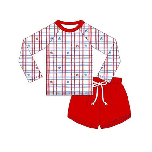 Star design baby two pieces bathing suit kids swimwear preorder