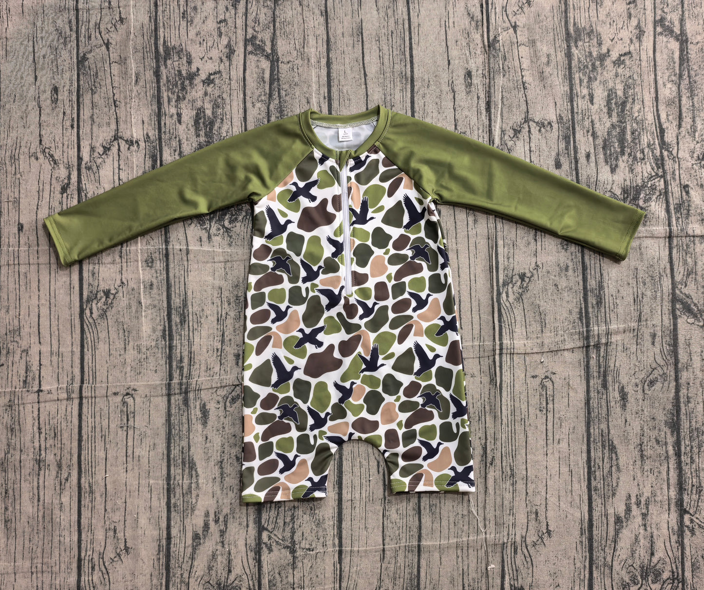 One piece deer camo boy summer swimwear preorder