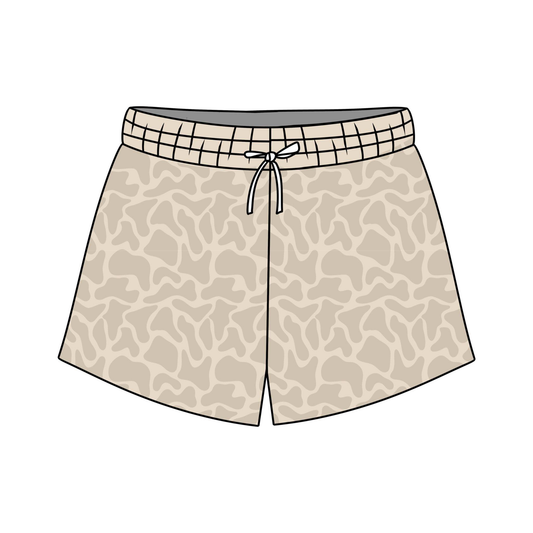 Baby boy camo print summer swim trunks preorder