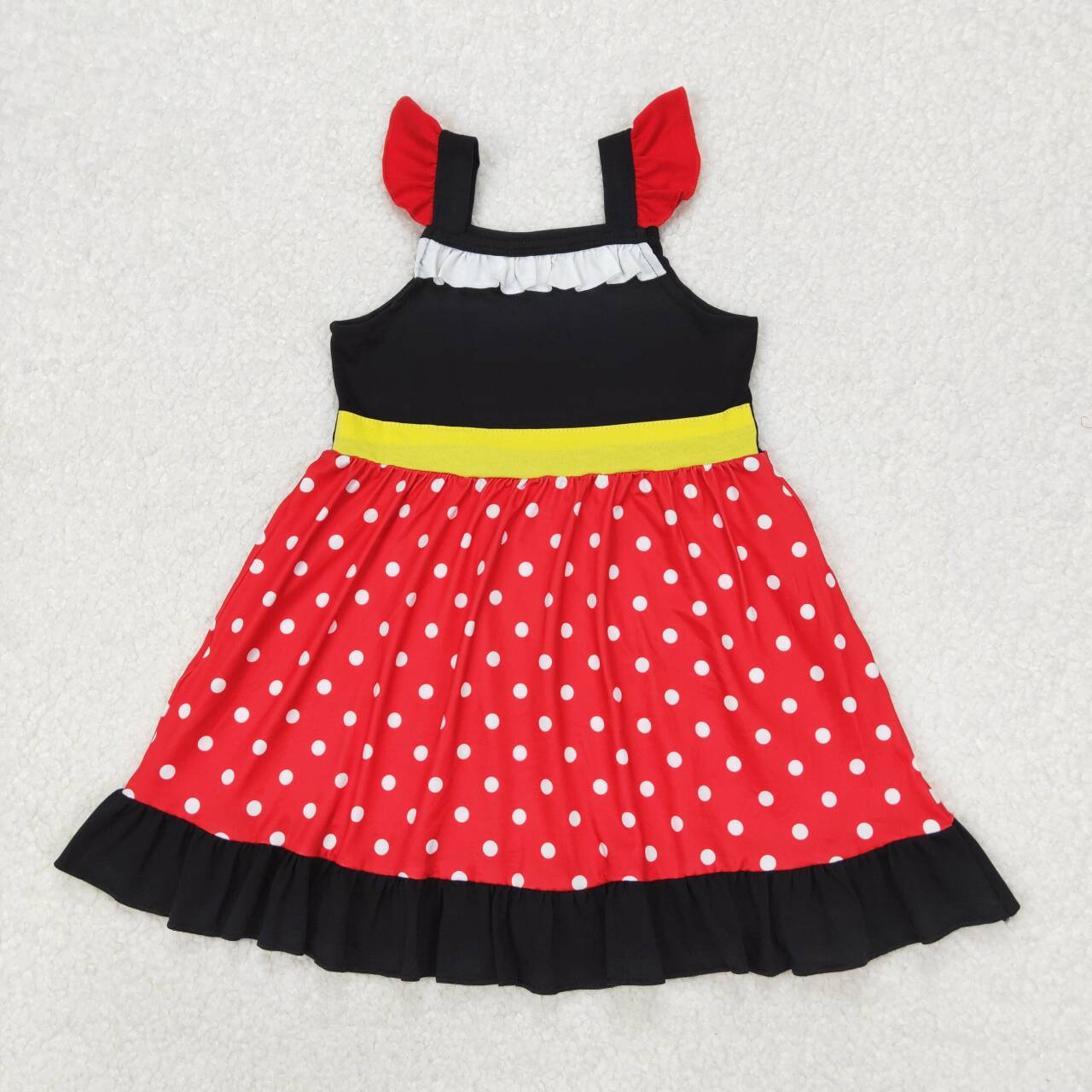 Little girls princess cartoon summer dress