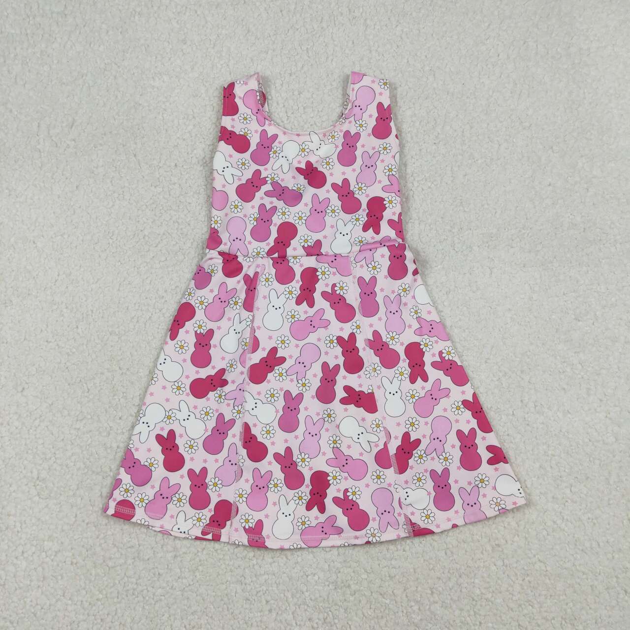 Easter bunny baby girls yoga dress