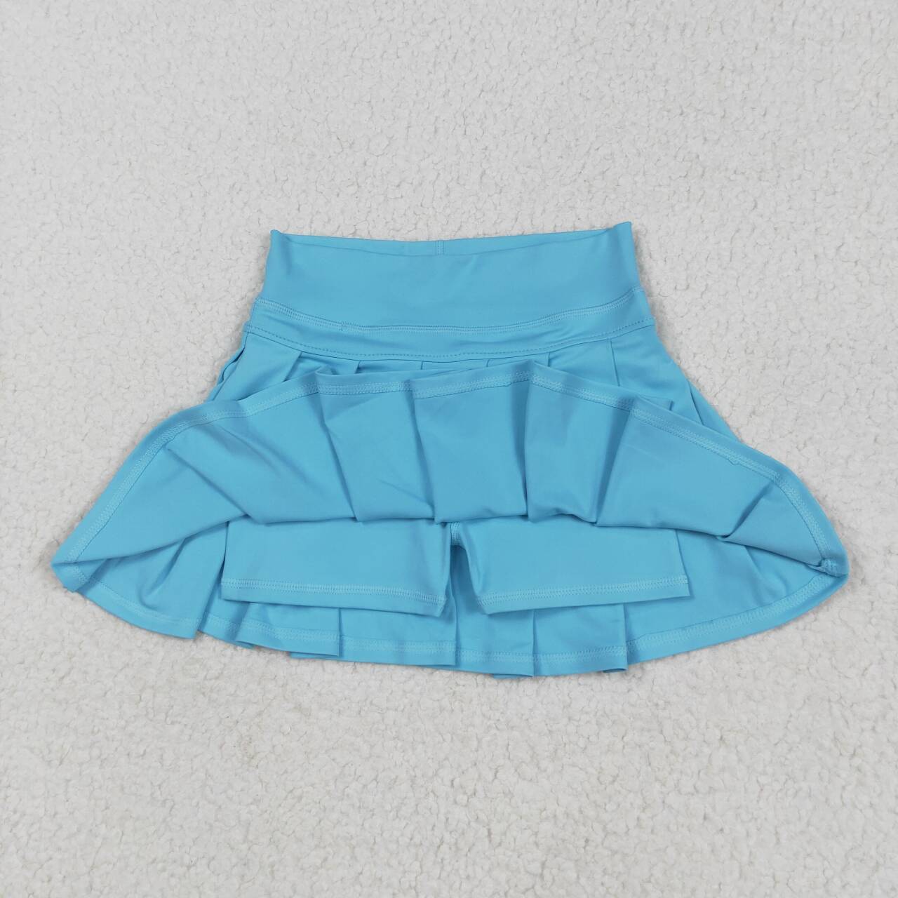 Toddle baby girls bright blue yoga shorts skirt