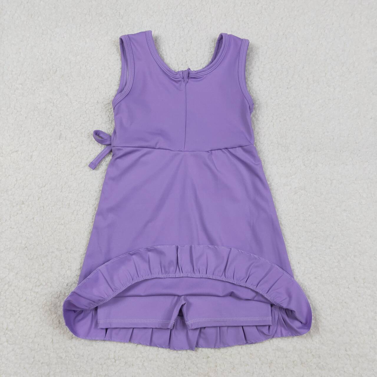 Lavender color baby girls yoga dress