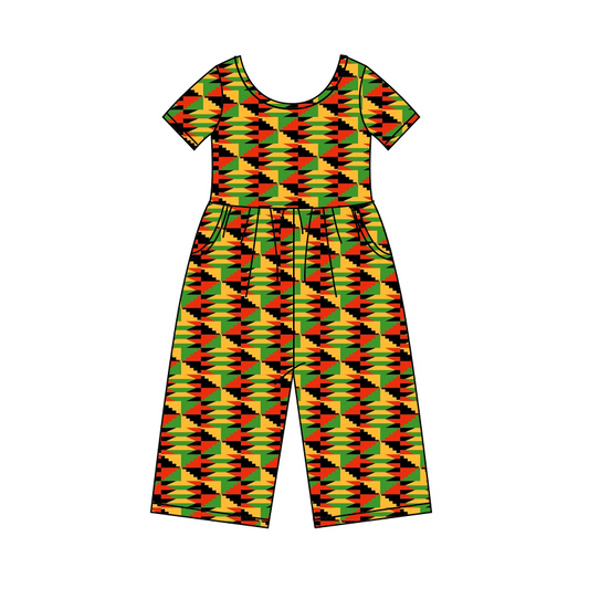 baby girls black history romper  jumpsuit preorder