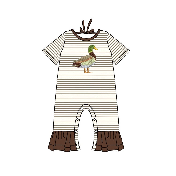 toddle girls mallard duck romper preorder