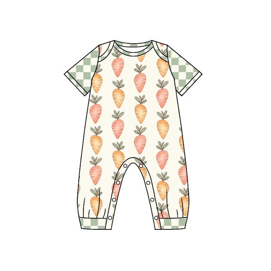 toddle boy Easter carrot romper preorder