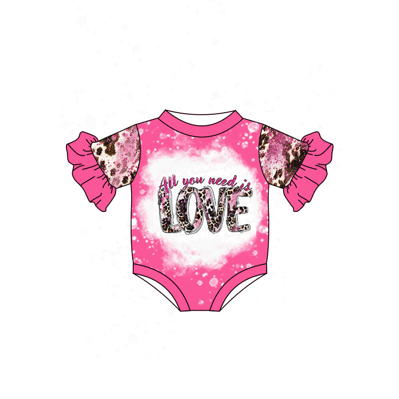 All u need is love valentines day romper preorder