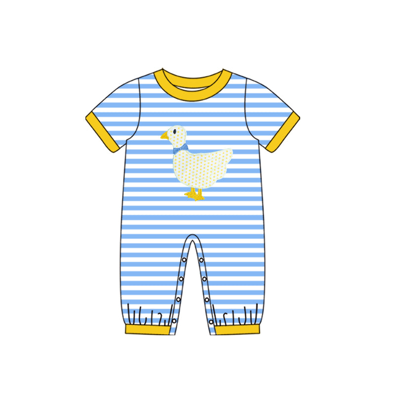 baby boy cute duck romper preorder