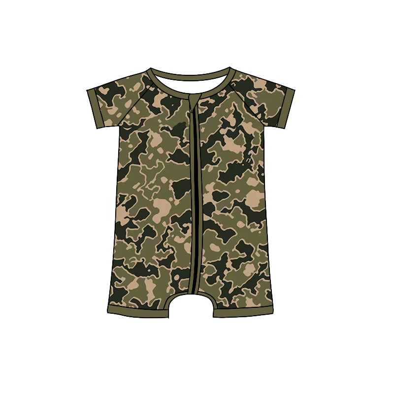 infant baby boy camo romper preorder