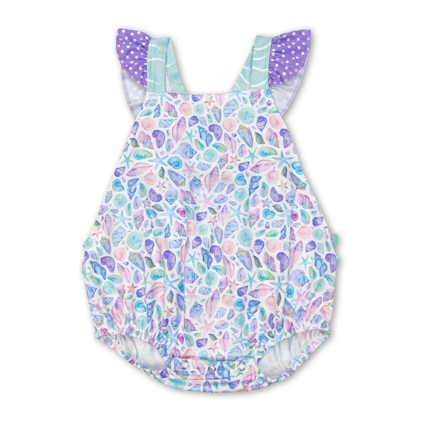 baby girls summer beach clothing set