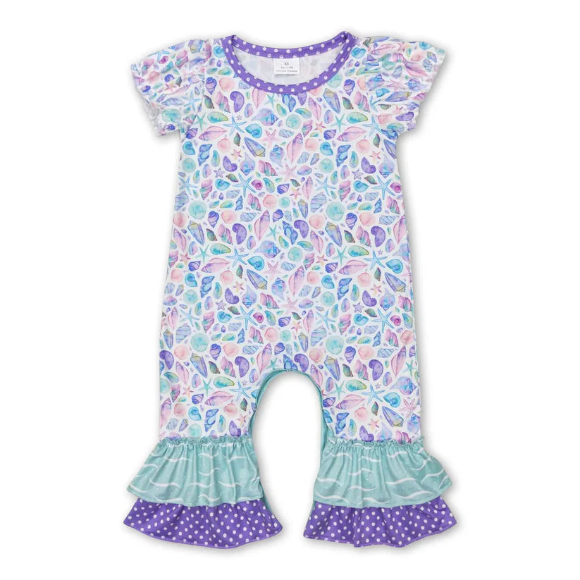 baby girls summer beach clothing set