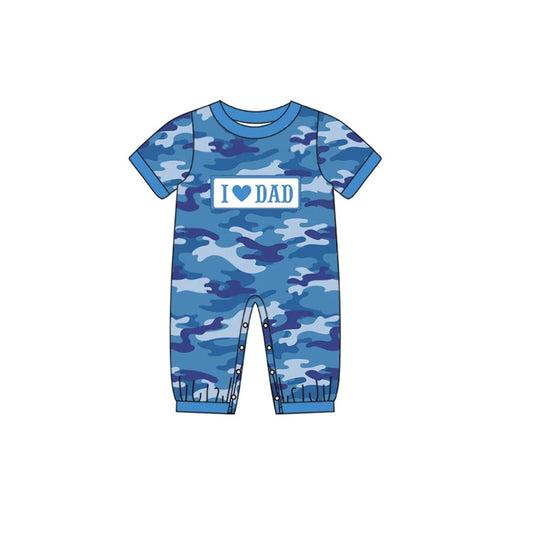 I love dad fathers day romper preorder