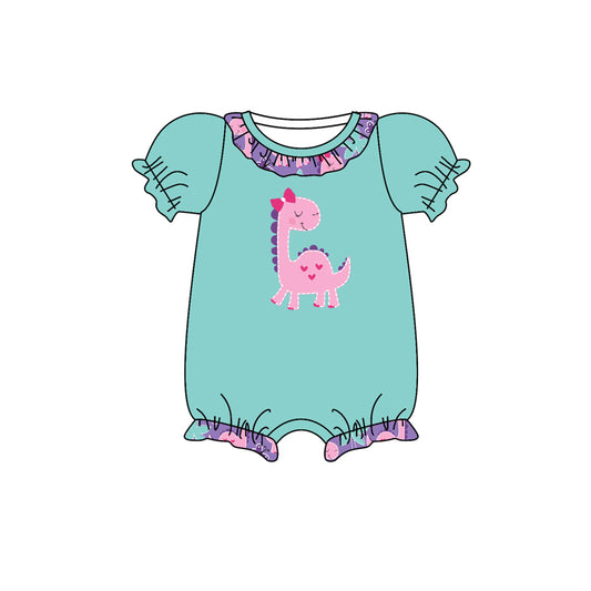 toddle girls pink dinosaur romper preorder